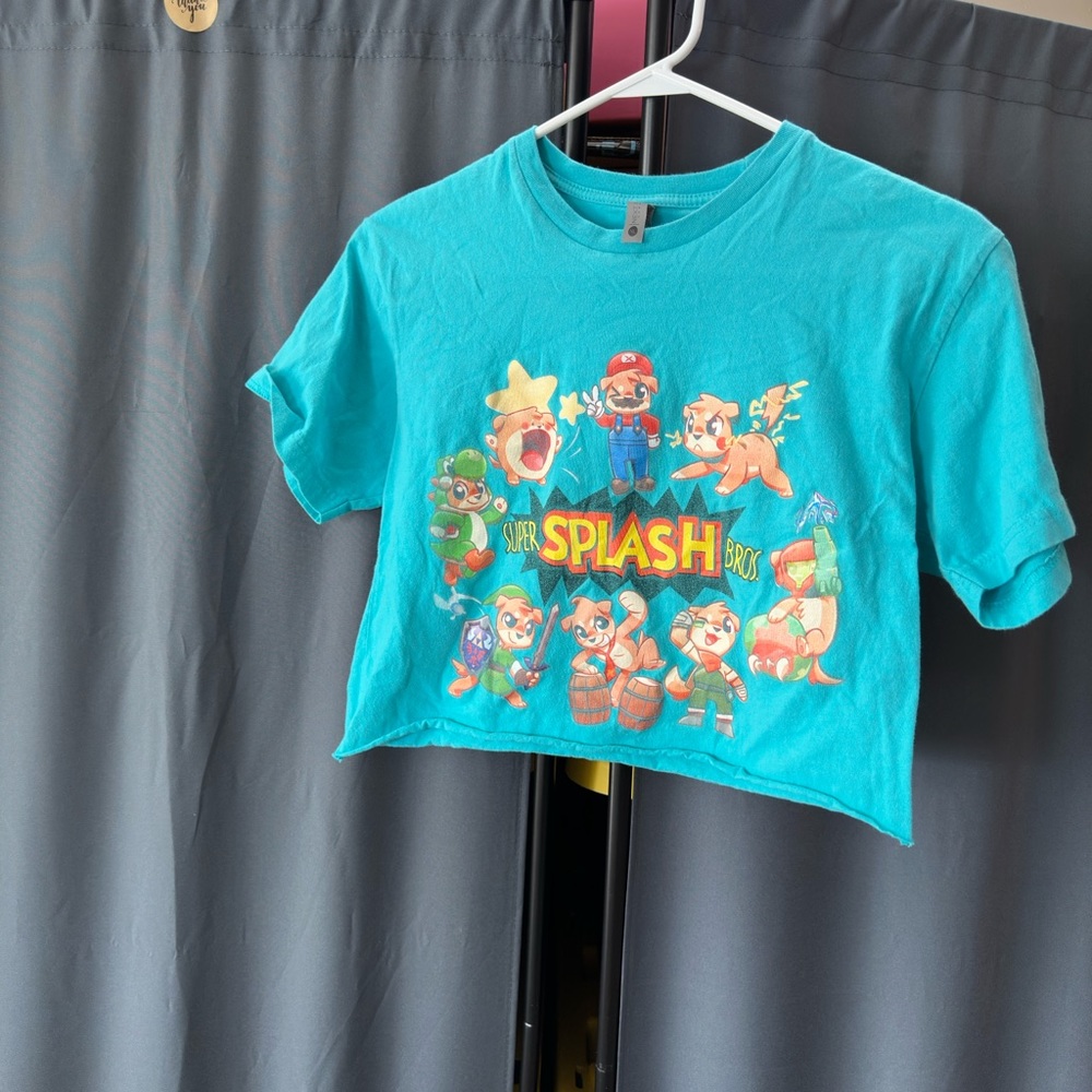 xwater twitch streamer crop top merch